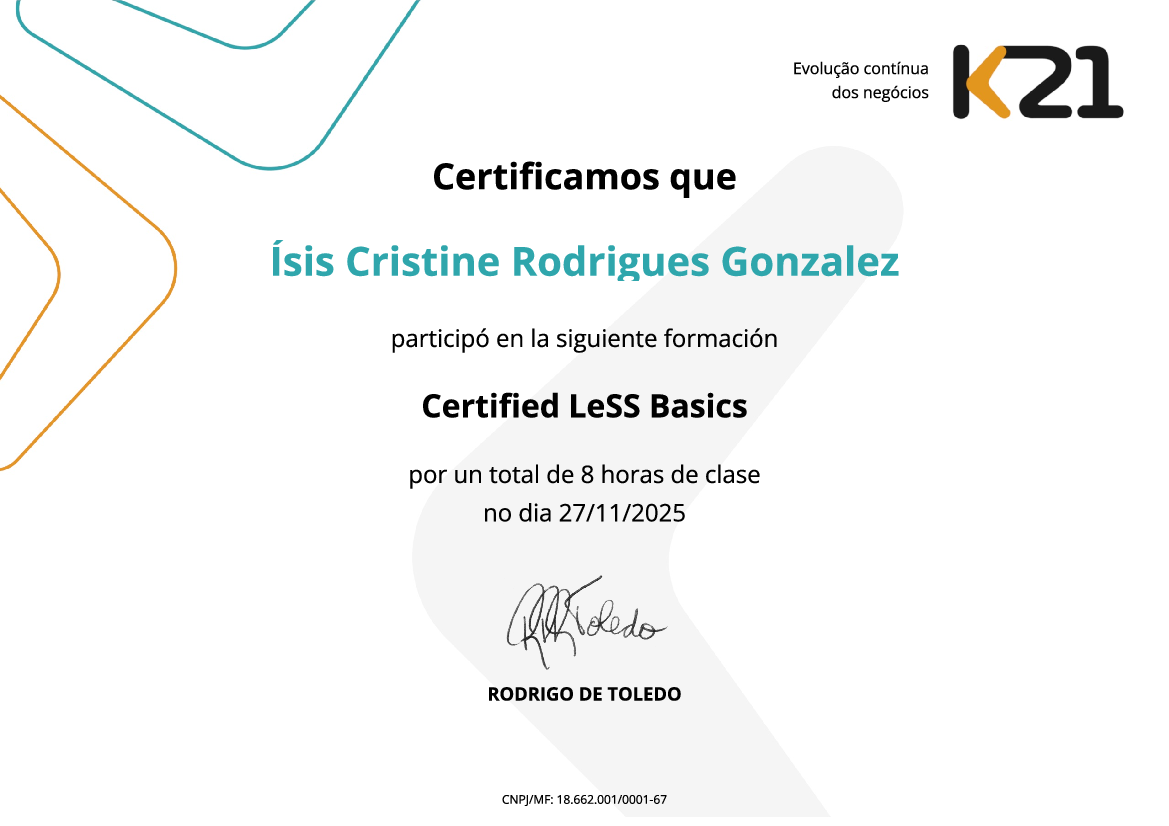 Certificado K21